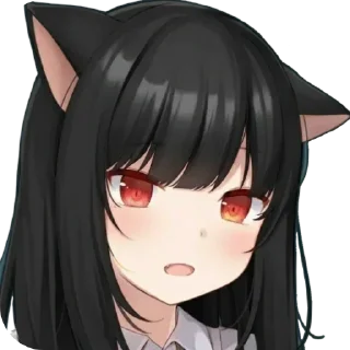 Telegram sticker 😊 ‎ kitty cat ‎𓆝