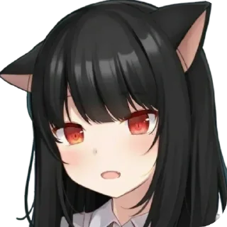 Telegram sticker 😊 ‎ kitty cat ‎𓆝