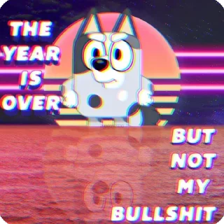 Telegram sticker 😤 Bluey Voidpost