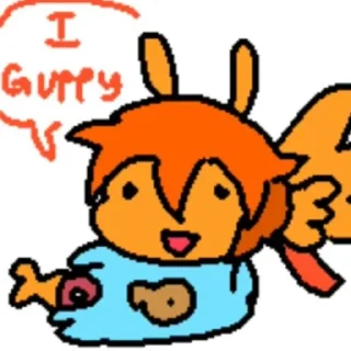 Sticker 🐠 COOLGUPPYEEEPP