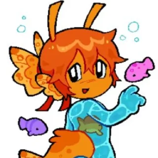 Telegram sticker 🐠 COOLGUPPYEEEPP