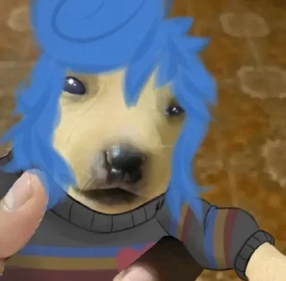 Telegram sticker 😊 Савешка любит Рибут Уолли