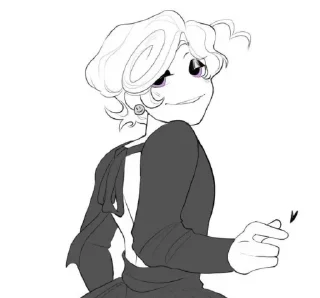 Telegram sticker ❤️ Савешка любит Рибут Уолли