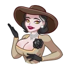 Sticker 😂 Lady Dimitrescu