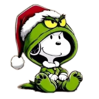 Telegram sticker 😈 É SNOOPY, NÃO CHARLIE BROWN!