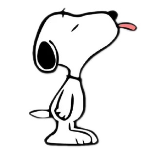 Sticker 😝 É SNOOPY, NÃO CHARLIE BROWN!
