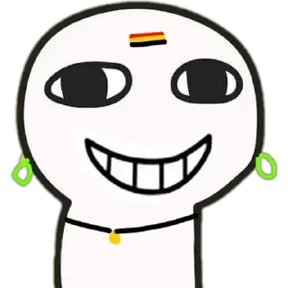 Telegram sticker 🥲 Smile In Pain | @tarahume | @stickerXtara