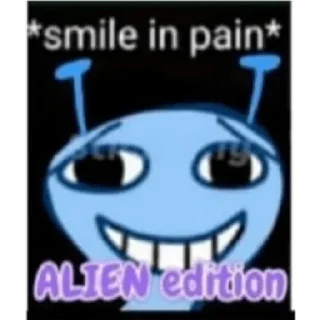 Telegram sticker 🥲 Smile In Pain | @tarahume | @stickerXtara