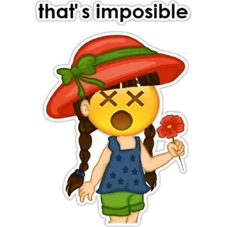 Sticker 😣 English Girl @stickersb2b