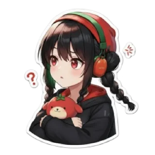 Telegram stiker 👀 @babytomato_lia