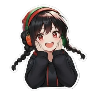 Telegram stiker 😃 @babytomato_lia