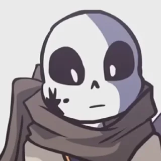 Telegram sticker 🖤 • Ink!Sans • by : @Undertale_Stickers