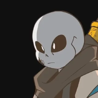 Telegram sticker 🖤 • Ink!Sans • by : @Undertale_Stickers