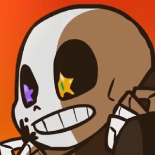 Telegram sticker 🖤 • Ink!Sans • by : @Undertale_Stickers