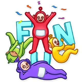 Телеграм стикер 🎉 Teletubbies