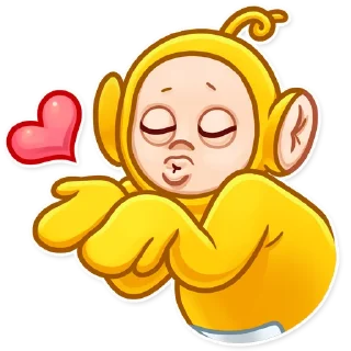 Телеграм стикер 😘 Teletubbies