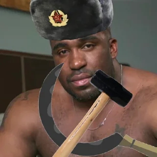 Telegram sticker 💪 رضا کمونیست🚩