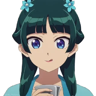 Телеграм стикер 😋 @HD_Stickers 薬屋のひとりごと 第2期 Part 2