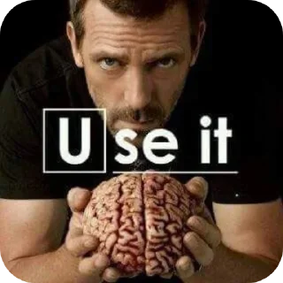 Telegram sticker 🧠 Моя изба-насральня