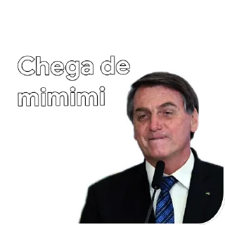 Telegram sticker 👔 🇧🇷 Bolsonaro 2026 - @saude_foco, @radin_chan