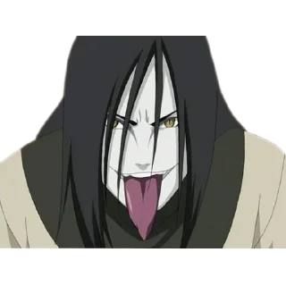 Телеграм стикер 😜 Orochimaru
