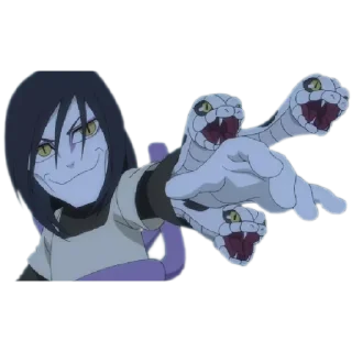 Телеграм стикер 😈 Orochimaru