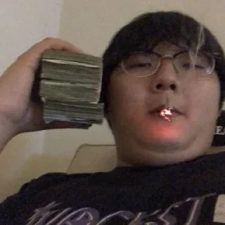 Telegram stiker 🤑 smoking on that wawa pack :: @fStikBot