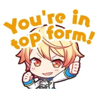 Telegram sticker ✨ 88☆彡 ЦУКАСА ТЕНМА!☆☆☆