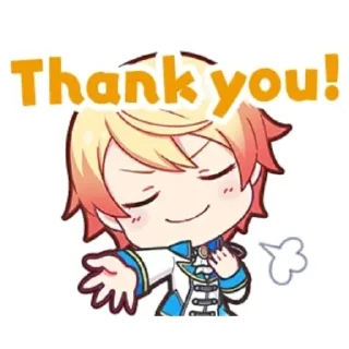Telegram sticker ✨ 88☆彡 ЦУКАСА ТЕНМА!☆☆☆