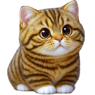 Sticker 🥹 Пухленький котёнок @Nyasticks