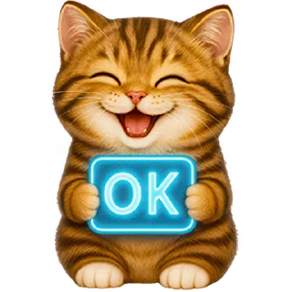 Telegram sticker 👌 Пухленький котёнок @Nyasticks