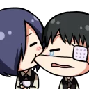 Video sticker ❤️ Anime Hugs, Kisses & Random