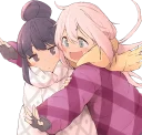 Telegram sticker ❤️ Anime Hugs, Kisses & Random