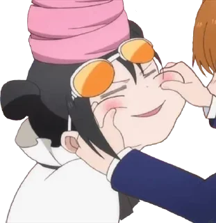 Telegram sticker ❤️ Anime Hugs, Kisses & Random