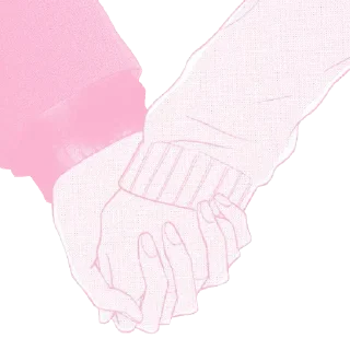 Telegram sticker ❤️ Anime Hugs, Kisses & Random