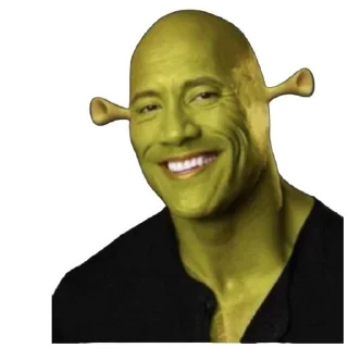 Telegram sticker 😁 The Rock By: @Zack_L