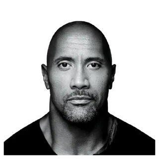 Telegram sticker 😐 The Rock By: @Zack_L