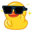 Telegram sticker 😎 Duck
