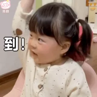 Telegram sticker 😊 我叫江九岁，是小壶的宝