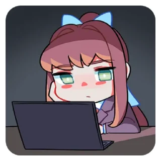 Video sticker 😐 Monika Stickers