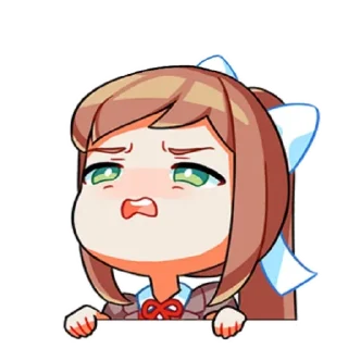 Telegram sticker 😐 Monika Stickers