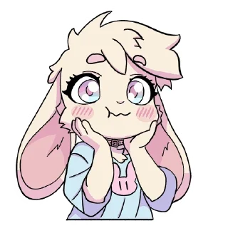 Telegram sticker ☺️ Sophia (@sophiabunnyart)