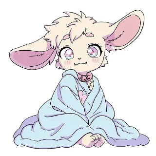 Telegram sticker ☺️ Sophia (@sophiabunnyart)