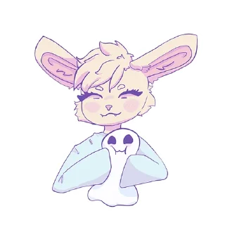 Telegram sticker 🤗 Sophia (@sophiabunnyart)