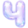 Sticker 🤍 Аксолотлевый шрифт