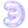 Sticker 🤍 Аксолотлевый шрифт