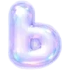 Sticker 🤍 Аксолотлевый шрифт