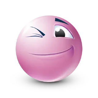 Video sticker 😉 Pink Emoji @SbornikStickers