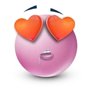 Telegram sticker 😍 Pink Emoji @SbornikStickers