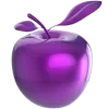 Sticker 🍎 violet ➜ @emoji1